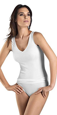 Thumbnail for Hanro Damen Cotton Seamless Unterhemd, Weiß (white 0101), 42/44 (Herstellergröße: M) im Sale