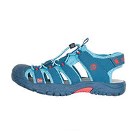 Thumbnail for Trollkids children's robust sports sandals Kvalvika, dolphin blue/red, on sale