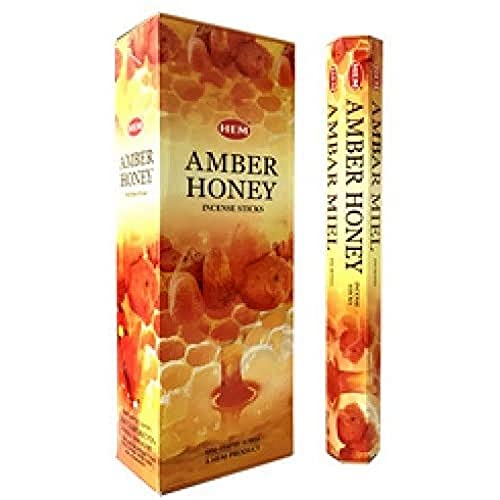 HEM Bernstein Honig Räucherstäbchen 6 Packung im Sale