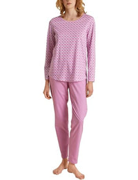 Thumbnail for CALIDA Grounded Nights Pyjama, lang Damen, aus 100% Baumwolle im Sale