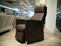 Thumbnail for Erpo Sessel Relax RE 100 Leder 43.089 Mocca mit Motorischer Verstellung im Sale