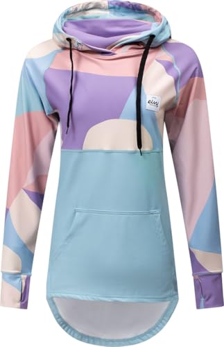 Eivy Damen Icecold Hoodie Top Yoga-Shirt, Abstract Pastels, EU im Sale