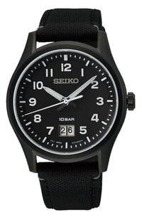 Thumbnail for Seiko Herren Analog Quarz Uhr mit Nylon Armband SUR571P1 im Sale