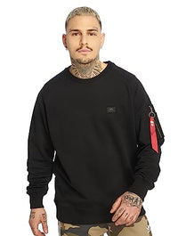Thumbnail for Alpha Industries X-Fit Sweat Sweatshirt für Herren Grey Heather im Sale