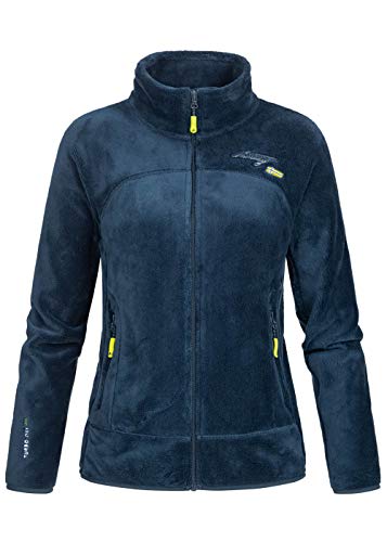 Geographical Norway Women's Fleece Jacket UPALINE Navy Blue on Sale