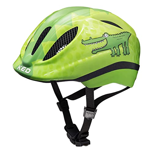 KED Kinder Meggy Trend Fahrradhelm, Green Croco, (44-49cm) im Sale