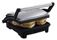 Thumbnail for Russell Hobbs Kontaktgrill [3-in-1: Tischgrill - geöffnete Grillplatten | Panini & Sandwich Maker | Kontakt- Grill - gleichzeitig von beiden Seiten] Edelstahl, antihaftbeschichtete Platten, 17888-56 im Sale