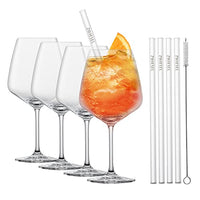 Thumbnail for SCHOTT ZWIESEL After Work Drinks Taste, Set mit 4 Cocktailgläsern, 4 Glastrinkhalmen und 1 Baumwollbürste, spülmaschinenfeste Tritan-Kristallgläser, Made in Germany (Art.-Nr. 130014) im Sale