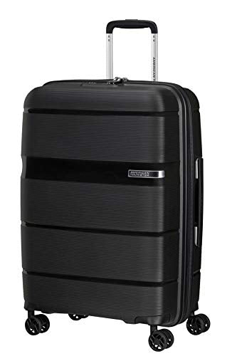 American Tourister Linex - Spinner Koffer, 66 cm, 63 L, Schwarz (Vivid Black) im Sale