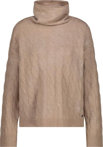 MONARI Pullover mit Glitzerdruck Milk Chocolate - 38 im Sale