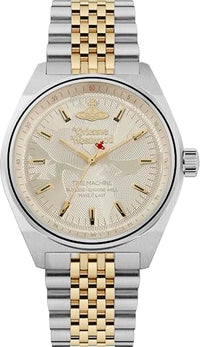 Thumbnail for Vivienne Westwood Damen Quarzwerk Armbanduhr, 40.00mm GehäusegröÃŸe mit Lila analog Zifferblatt und Gold Metall Armband VV251WGSG im Sale