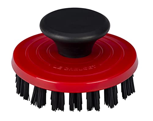 Le Creuset Reinigungsbürste für Grill- und Bratpfannen, Kunststoff, Kirschrot, 93010200060000 im Sale