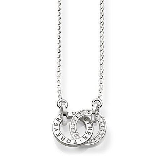 Thomas Sabo Damen Kette Forever Together 925 Sterling Silber KE1488-051-14-L45v im Sale