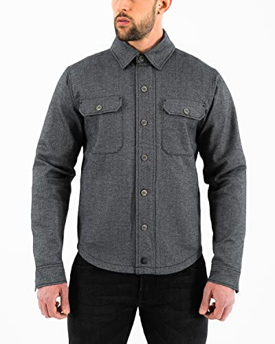Rokker Boston Rider Motorradhemd, grau, im Sale