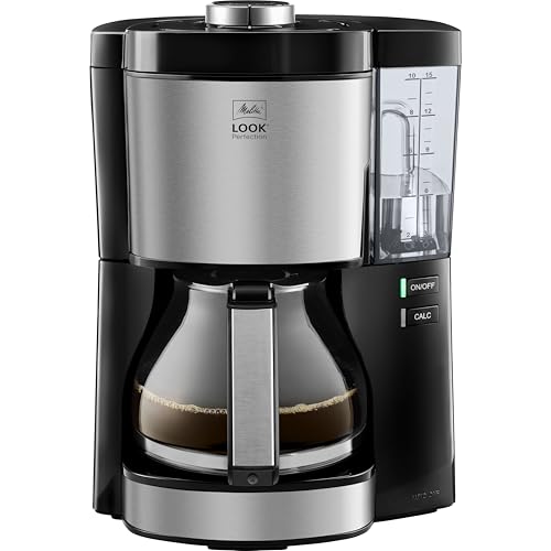 Melitta Look Therm Perfection - Filterkaffeemaschine - mit Thermokanne - Tropfstopp - 10 Tassen - Schwarz (1025-16) im Sale