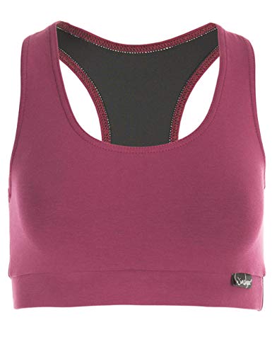 Winshape Damen Fitness Freizeit Sport-BH Bustier WVR1, Schwarz, im Sale