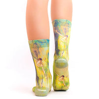 Thumbnail for Wigglesteps | Women's Calf Length Socks | Degas Dancer Tilting Collection | EU 36-40 (Light Blue) im Sale