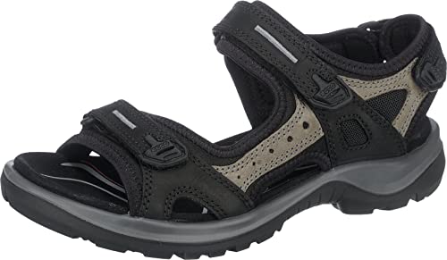 ECCO Damen Ecco Offroad Sandalen, Black Mole Black, 39 EU im Sale