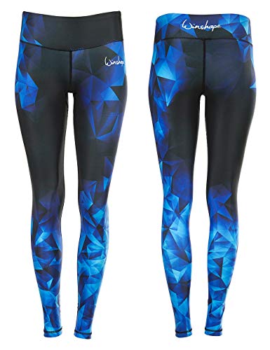 WINSHAPE Damen Functional Power Shape Tights Ael102 Aus Der Brilliance For Everyone-kollektion Mit Anti-rutsch-effekt Leggings, Saphir, M EU im Sale
