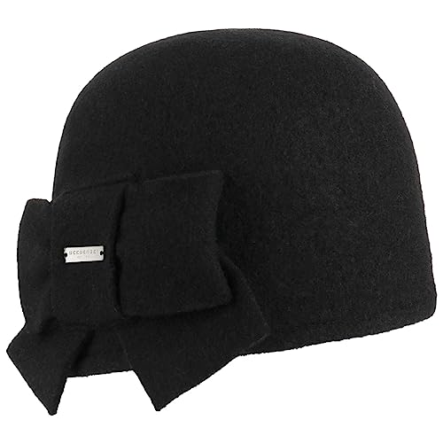 Seeberger Litika winter hat, felt hat with bow, women's hat, felt hat (black 010) on sale