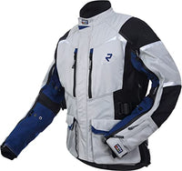 Thumbnail for Rukka Rimo-R Motorrad Textiljacke (Grey/Blue,48) im Sale