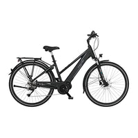 Thumbnail for Fischer E-Bike Trekking, VIATOR 4.1i Elektrofahrrad für Damen, RH cm, Mittelmotor 80 Nm, V Akku im Rahmen, schwarz matt, 28 Zoll im Sale