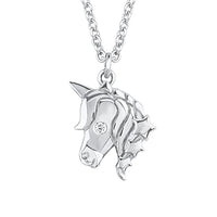 Thumbnail for s.Oliver necklace with pendant 925 Sterling Silver girls' children's necklace, with synthetic zirconia, 37+3 cm, bicolor, heart, comes in a jewelry gift box, 2018528 on sale