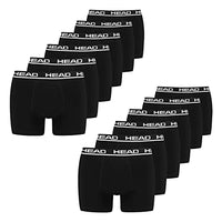 Thumbnail for Head Men's Boxer Shorts Basic, 12-pack Large Black on Sale