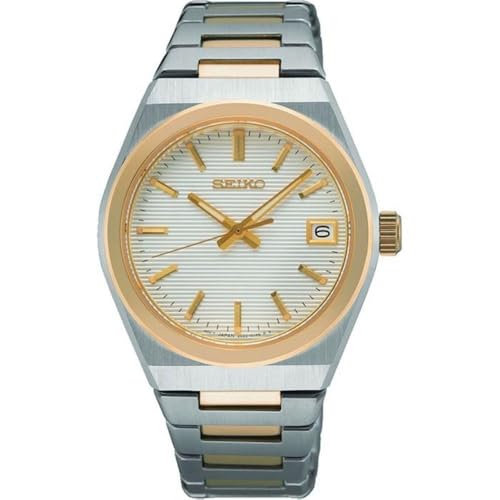 Seiko Damen Analog Quarz Uhr mit Edelstahl Armband SUR578P1 im Sale