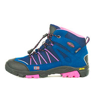 Thumbnail for Trollkids Lofoten Wanderschuh Hiker Mid, Blau/Magenta, im Sale