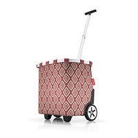 Thumbnail for reisenthel carrycruiser in Signature Black – Portable shopping trolley with sturdy aluminum frame, shoulder strap, and removable mesh inner pocket – Made of water-repellent material on sale