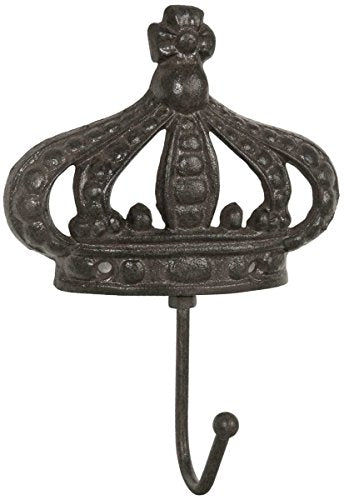 Clayre & Eef 6Y1384 Haken/Wandhaken KleiderHaken/Wandhaken Krone Ca. 11 x 17 x 4 cm im Sale