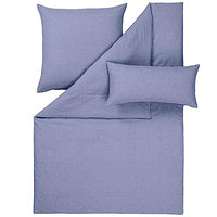 Thumbnail for ESTELLA half-linen bed linen Alvaro blue, 135x200 cm + 80x80 cm + 40x80 cm