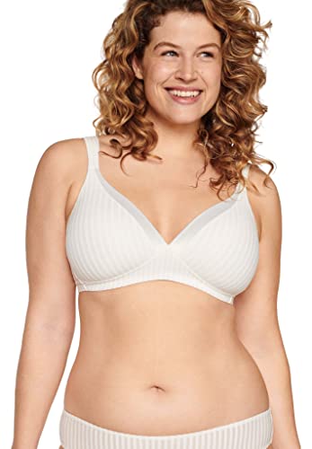 Naturana Streifen Soft-BH mit Schale - 5247 95 Ecru B im Sale