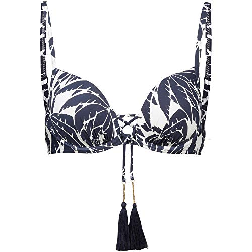 Watercult Damen Bikini-Oberteil blau Offwhite (as3, Cup_Band, Numeric_40, b) im Sale