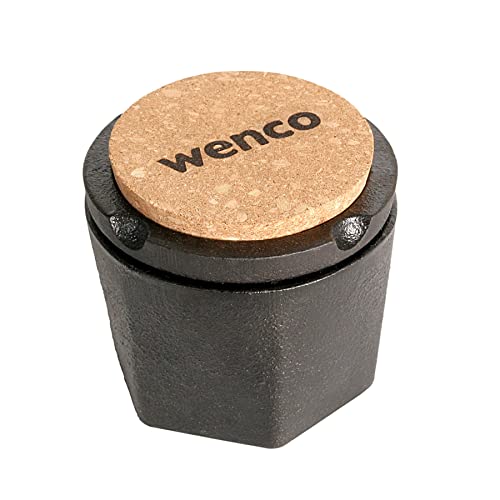 wenco Premium Gewürzmühle, Manueller Gewürz-Zerkleinerer, Kompakt und robust, 8 x 8 x 8 cm, Gusseisen im Sale