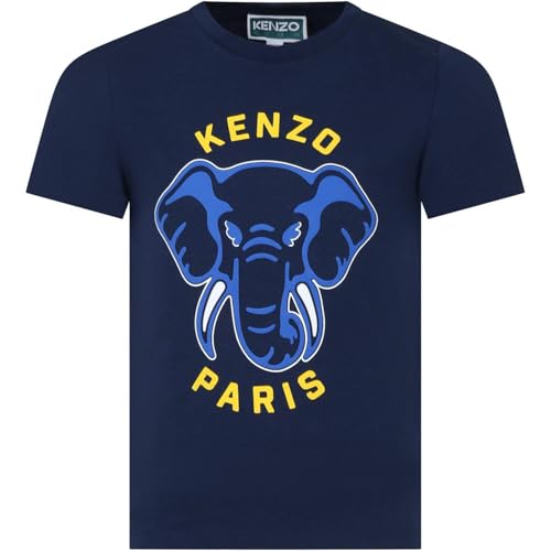Kenzo Kids T-Shirt Kurzarm Blau K60357 84A Blau 10 A/Y, blau, 10 Jahre im Sale