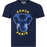 Thumbnail for Kenzo Kids T-Shirt Kurzarm Blau K60357 84A Blau 10 A/Y, blau, 10 Jahre im Sale