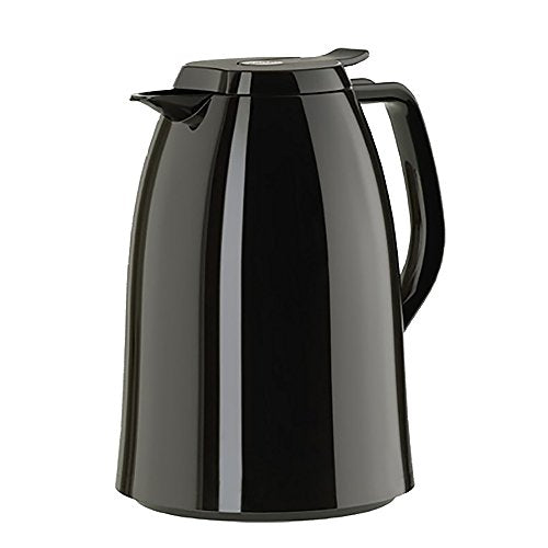 Emsa 517008 Mambo Isolierkanne | 1,5 Liter | Quick Tip Verschluss | 100% dicht | Hält 12 h heiß /24 h kalt | Hochglänz Weiß im Sale