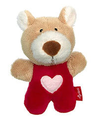 Thumbnail for SIGIKID 42804 Rattle Rabbit Red Stars Girls Baby Toy Recommended from Birth Pink/Beige on Sale