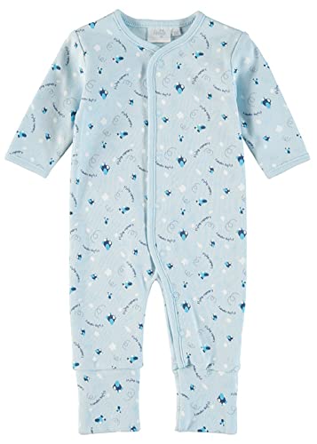 Feetje baby overall with all-over print and folding foot, light blue (Blue 077), 62 on sale