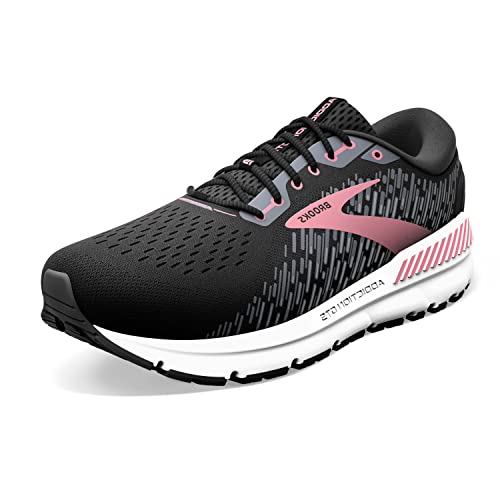 Brooks Women's Addiction GTS 15 Running Shoe, Grey/Navy/Aqua, 37.5 on sale