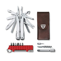 Thumbnail for VICTORINOX Multifunktionswerkzeug Swiss Tool Spirit X Plus Ratchet, Funktionen, Swiss Made, Multitool mit Feststellklinge, inkl. Leder-Etui, Silber im Sale