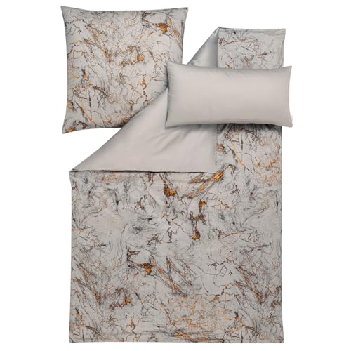 ESTELLA Bettwäsche Raphael Silber - Mako Satin - 3 teilig (1 x 40x80 + 1 x 80x80 + 1 x 135x200 cm) im Sale