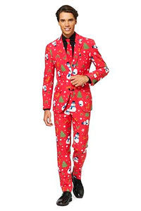 Thumbnail for OppoSuits Weihnachtsanzüge für Herren – Besteht aus Sakko, Hose und Krawatte, Christmaster, 54 EU im Sale