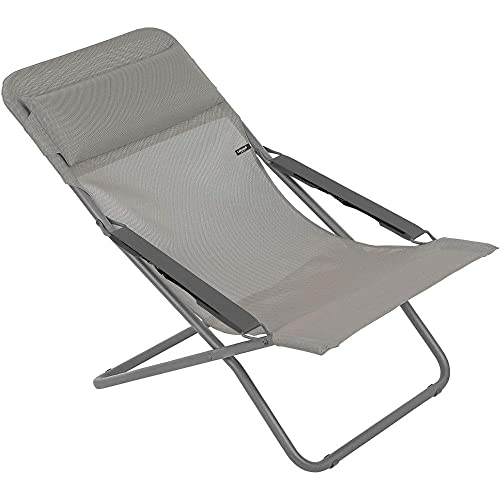 Lafuma Liegestuhl, Klappbar und verstellbar, Transabed, Batyline, Grau, LFM2863-8556, Einheitsgröße im Sale