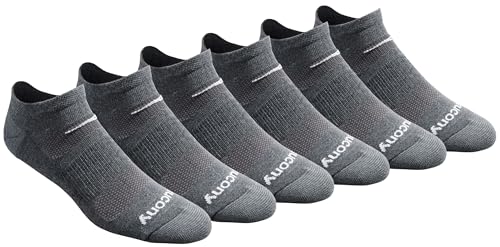 Saucony - Running Socks - Multi-pack Mesh Ventilating Comfort Fit Performance No-show Socks mens im Sale