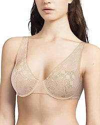 Thumbnail for Chantelle DAY TO NIGHT, Tief Ausgeschnittener Spacer-BH, Damen Unterwäsche, Beige Dore, 85D im Sale