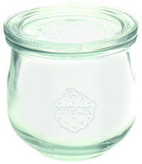 Thumbnail for WECK Gläser Tulpenform #746 370 ml (6 Stück, inkl. Klammern + Gummis, Deckel ø 80 mm, Einmachgläser, Dessertgläser, Marmeladengläser) 58309 im Sale