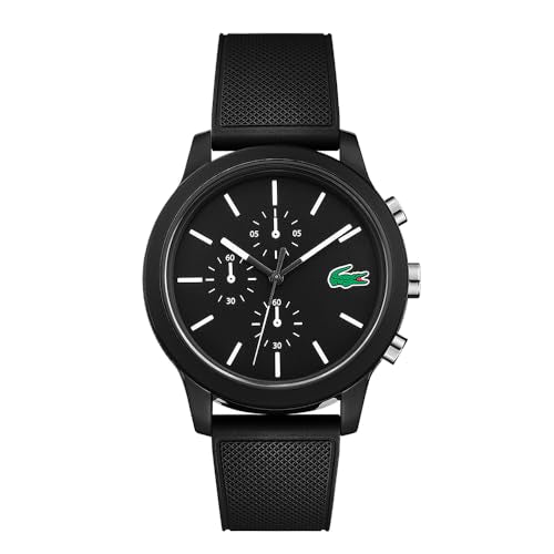 Lacoste Chronograph Quartz Watch for Men with White Silicone Strap - 2010974 on Sale